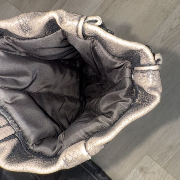 Levi Men's Brown Hooded Trucker Biker Jacket Lined 4 Pockets Stylish Sleek S - Picture 5 of 7